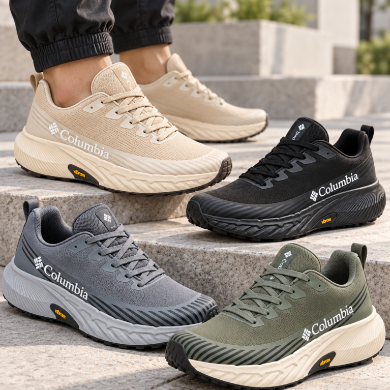 Men's Trail Running Sneakers – Sport Lace-Up Shoes